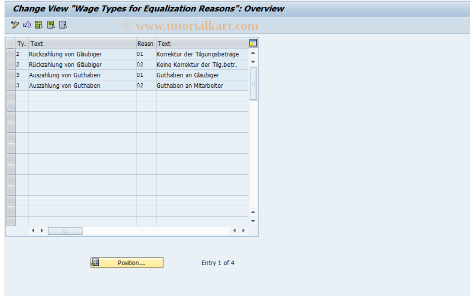 SAP TCode S_AHR_61011294 - IMG Activity: OHIA6711