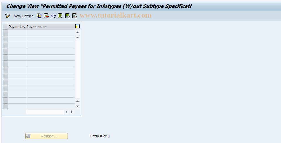 SAP TCode S_AHR_61011299 - IMG Activity: OHIA6602