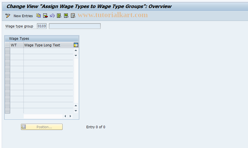 SAP TCode S_AHR_61011305 - IMG Activity: OHIX0325A