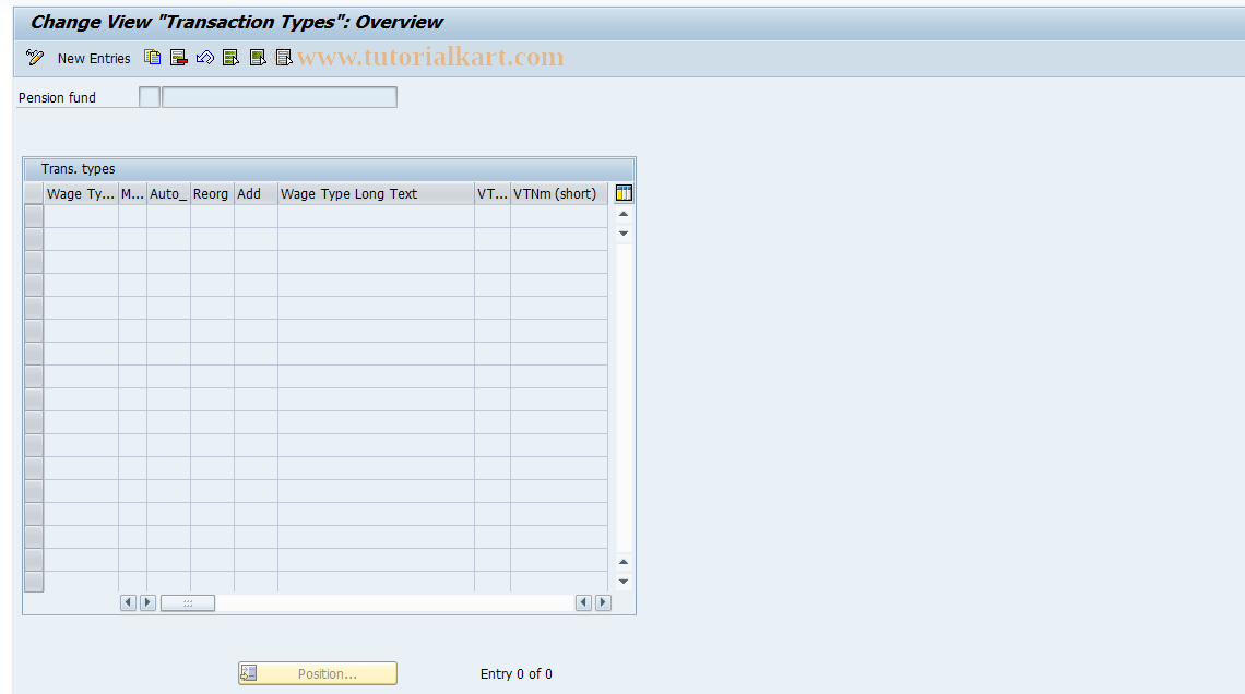 SAP TCode S_AHR_61011322 - IMG Activity: OHICR490