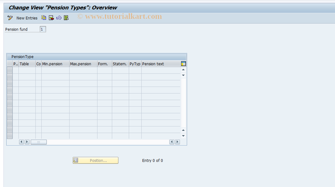 SAP TCode S_AHR_61011325 - IMG Activity: OHIC0486