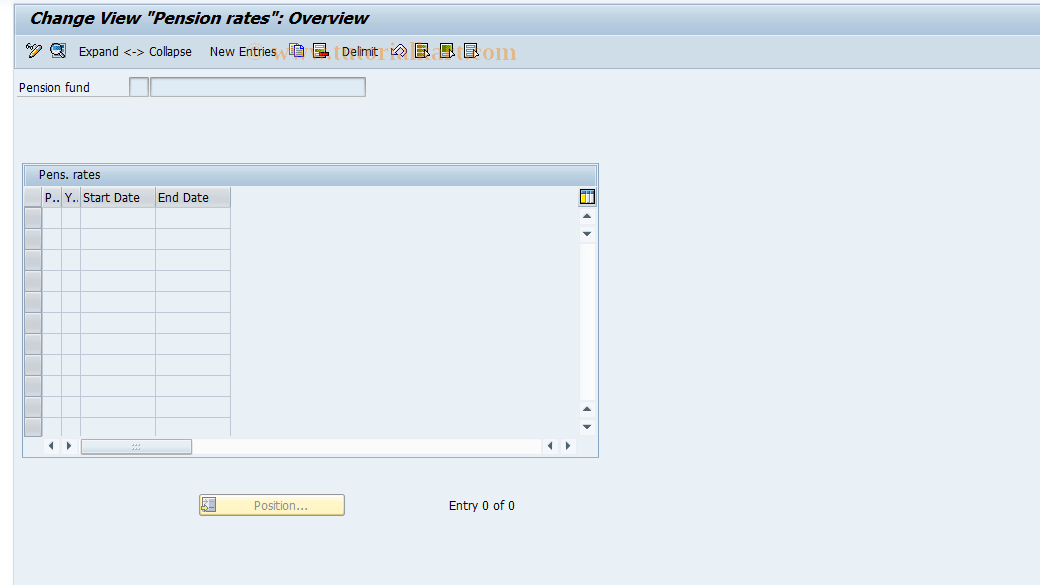 SAP TCode S_AHR_61011326 - IMG Activity: OHIC0488