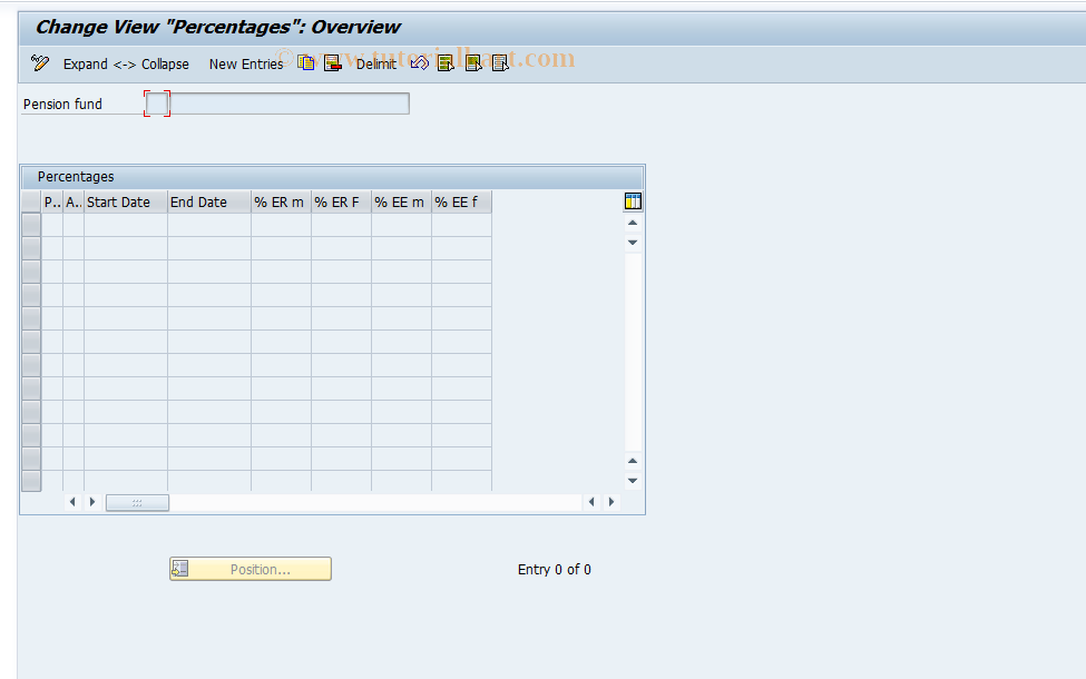 SAP TCode S_AHR_61011328 - IMG Activity: OHIC0482