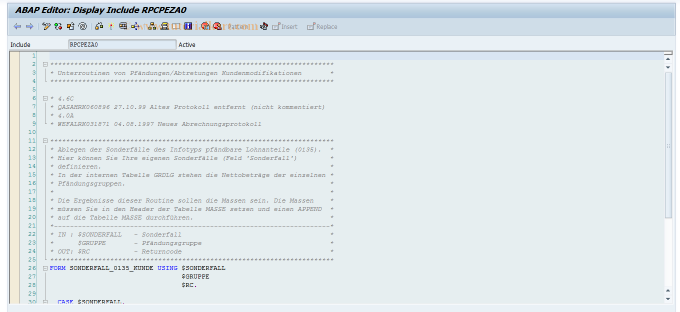 SAP TCode S_AHR_61011340 - IMG Activity: OHIA6503