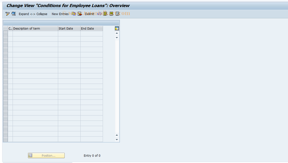 SAP TCode S_AHR_61011348 - IMG Activity: OHIX0499