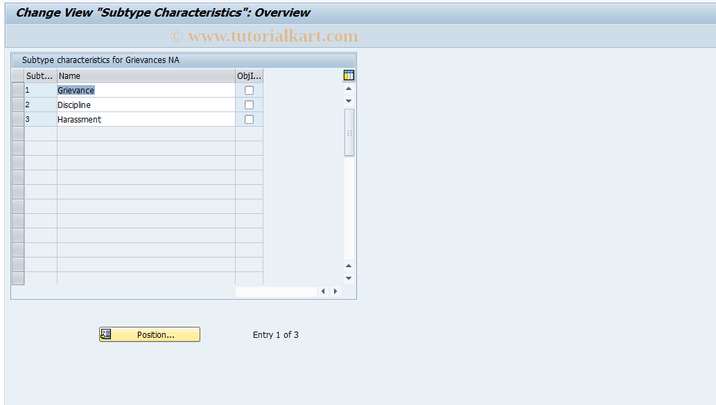 SAP TCode S_AHR_61011355 - IMG Activity: OHIU02571