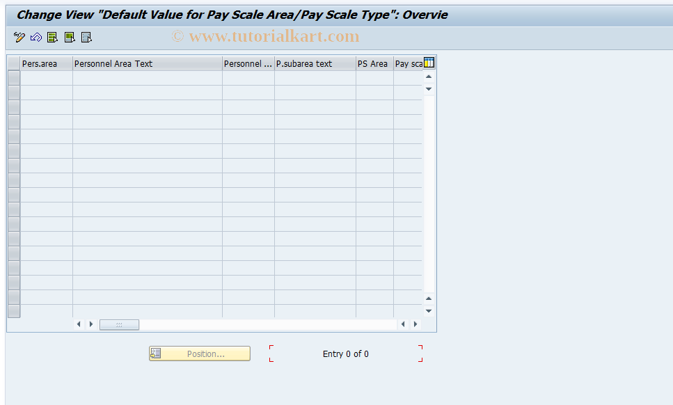 SAP TCode S_AHR_61011362 - IMG Activity: OHIX0264