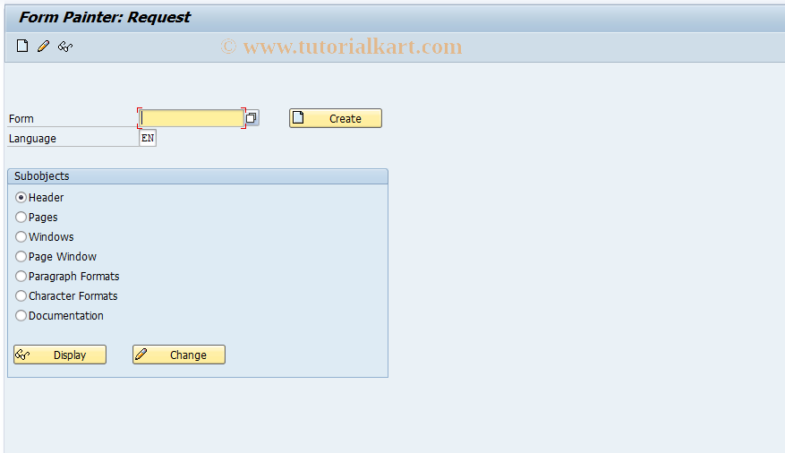 SAP TCode S_AHR_61011867 - IMG Activity: SIMG_CFMENUOHP3OOFO