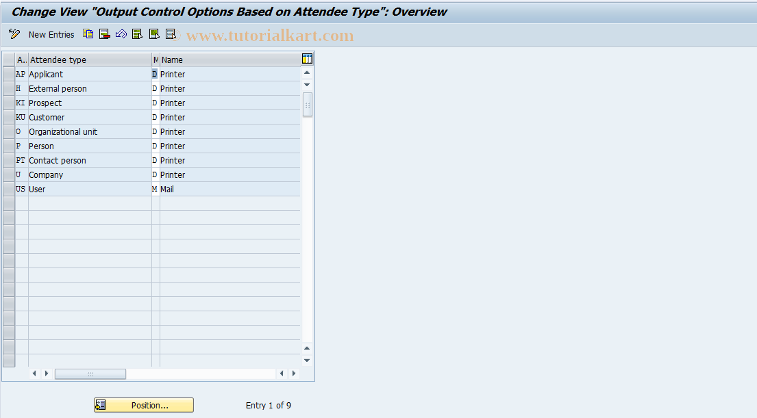 SAP TCode S_AHR_61011868 - IMG Activity: SIMG_CFMENUOHP3OOTA