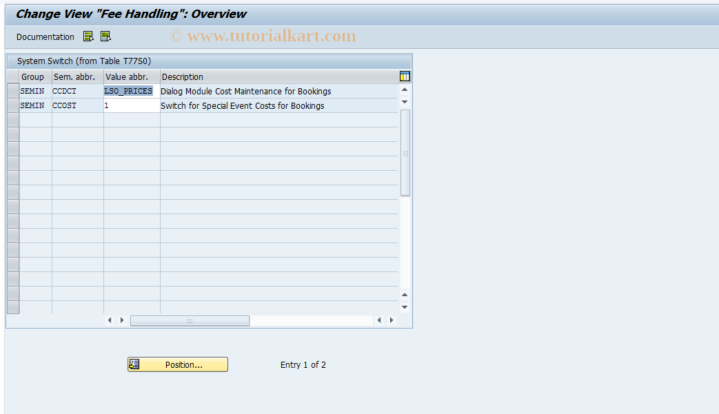 SAP TCode S_AHR_61011895 - IMG Activity: SIMG_OHP3OOKR