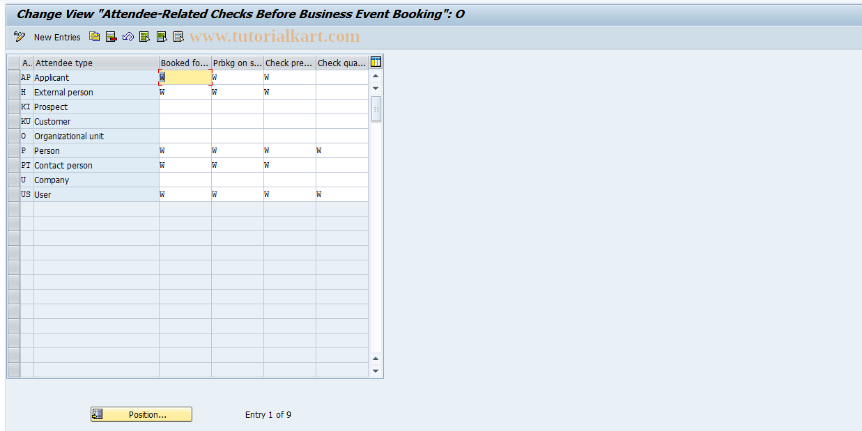 SAP TCode S_AHR_61011896 - IMG Activity: SIMG_OHP3OOEV