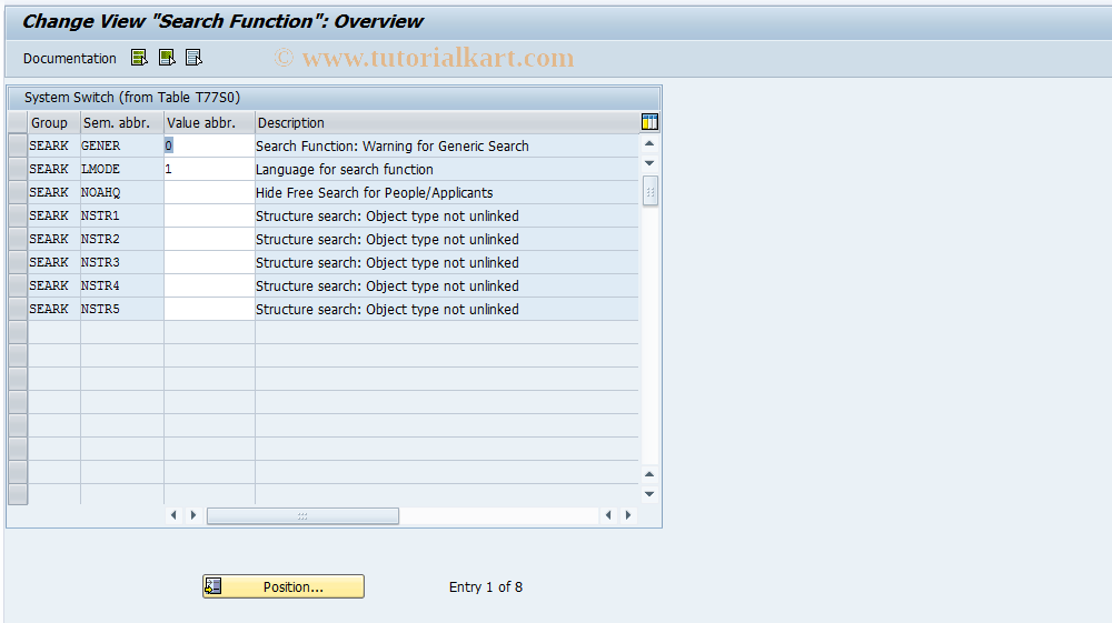 SAP TCode S_AHR_61011904 - IMG Activity: SIMG_OHP3OOSF