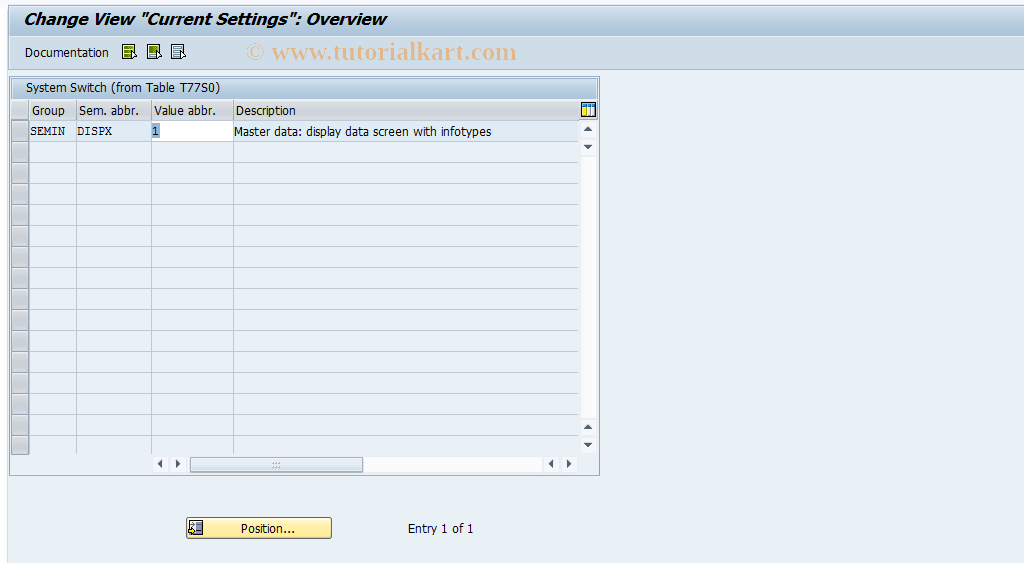 SAP TCode S_AHR_61011906 - IMG Activity: SIMG_OHP3OOLE