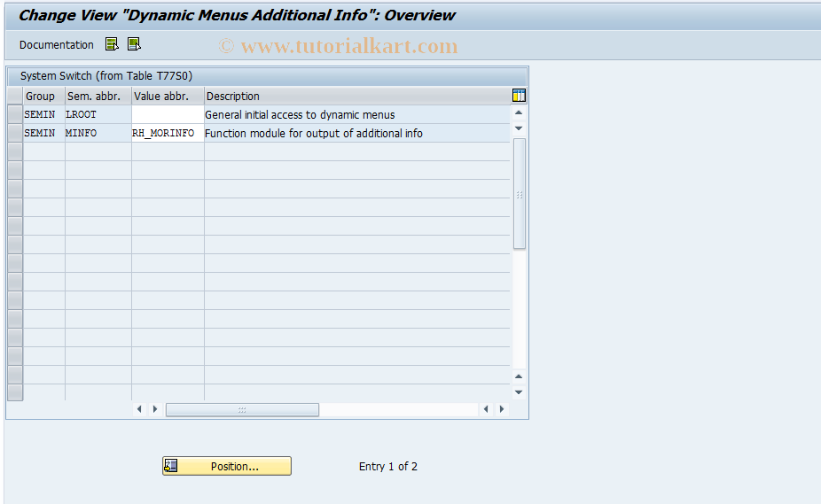 SAP TCode S_AHR_61011915 - IMG Activity: SIMG_OHP3OOZI