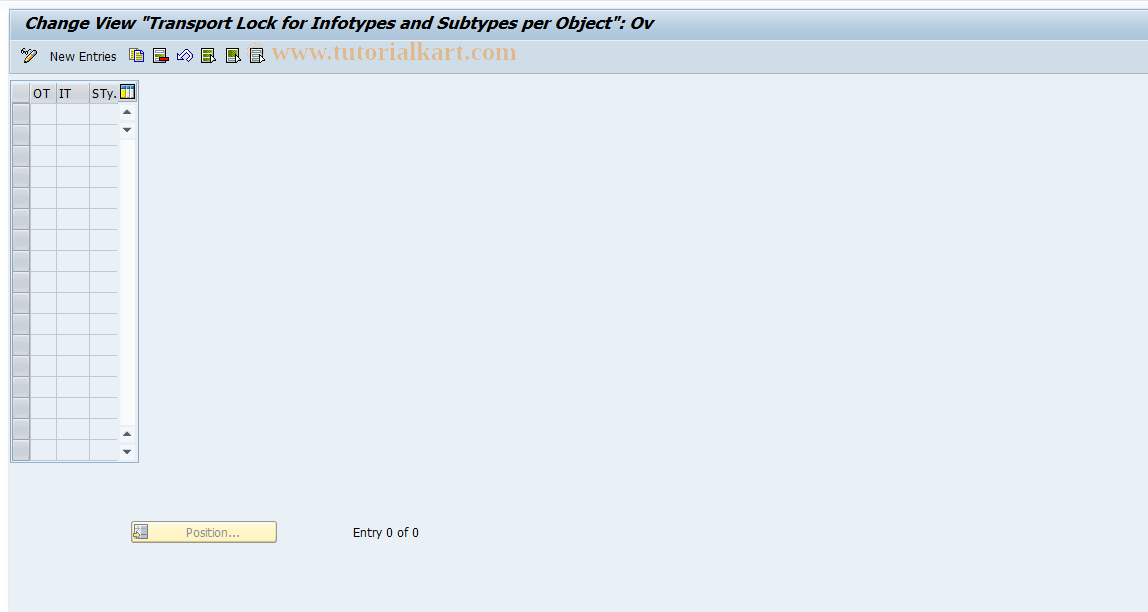 SAP TCode S_AHR_61011933 - IMG Activity: SIMG_OHP3TR