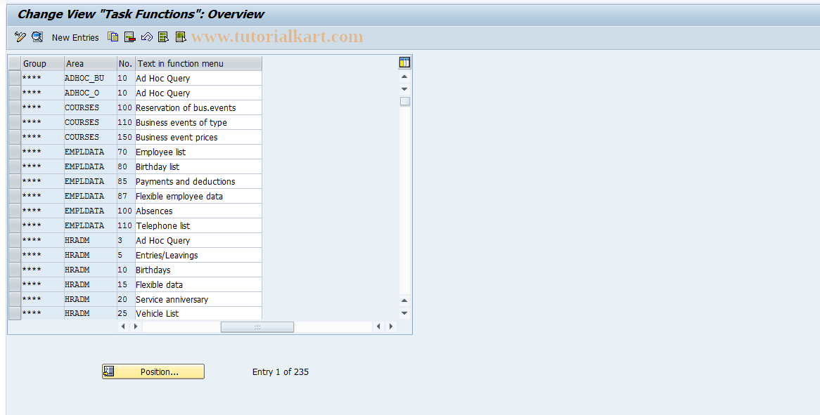 SAP TCode S_AHR_61011934 - IMG Activity: SIMG_OHP3OOAD