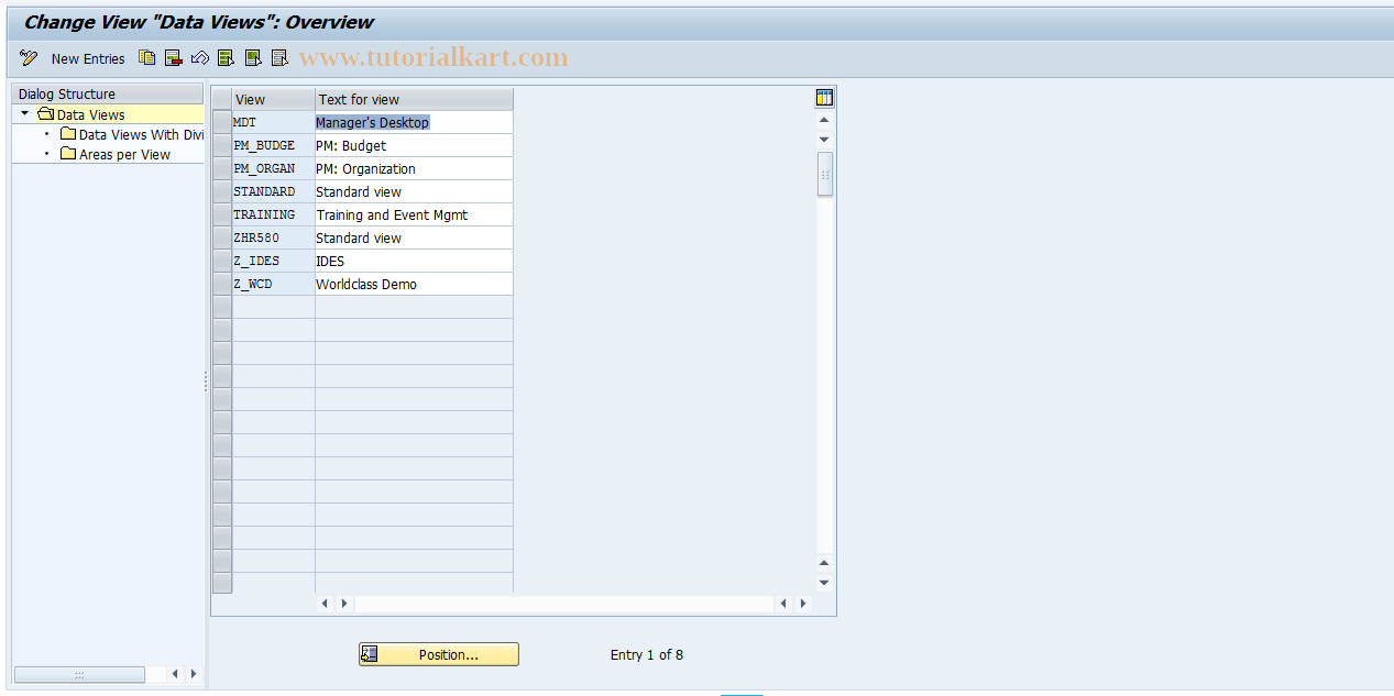 SAP TCode S_AHR_61011946 - IMG Activity: SIMG_OHP3OODS