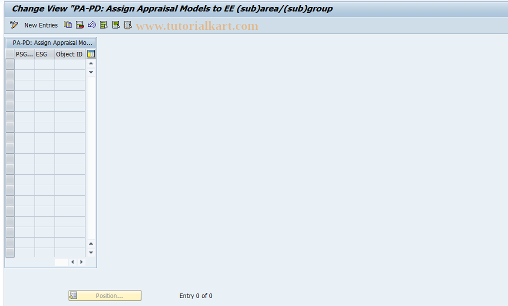 SAP TCode S_AHR_61012709 - IMG Activity: SIMG_CFMENUOHP2OOB2