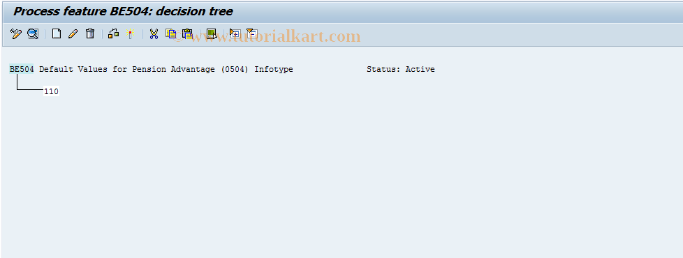 SAP TCode S_AHR_61013374 - IMG Activity: OHABPE011