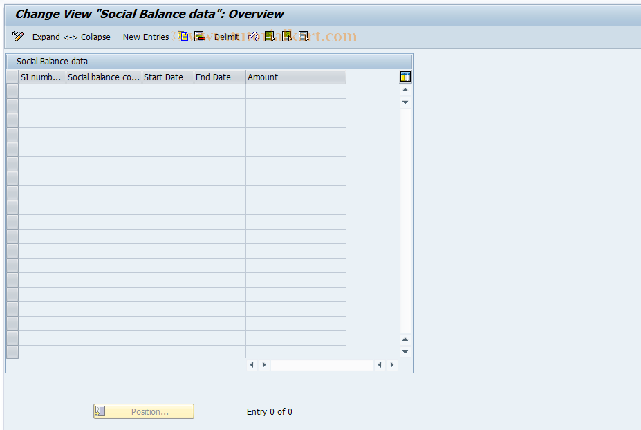 SAP TCode S_AHR_61013388 - IMG Activity: OHABBIL01