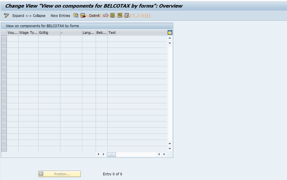 SAP TCode S_AHR_61013402 - IMG Activity: OHAB6003