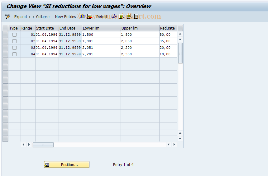 SAP TCode S_AHR_61013404 - IMG Activity: OHAB40056