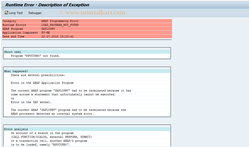 SAP TCode S_AHR_61013407 - IMG Activity: OHAB3001