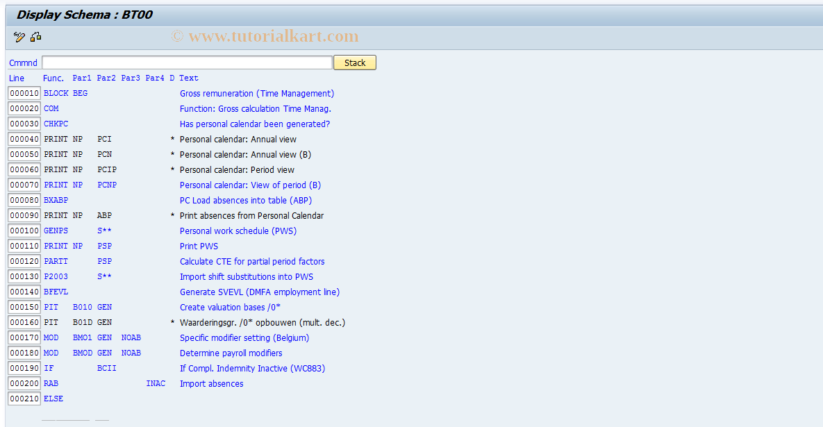 SAP TCode S_AHR_61013413 - IMG Activity: OHAB4003