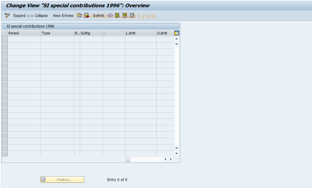 SAP TCode S_AHR_61013414 - IMG Activity: OHAB4004