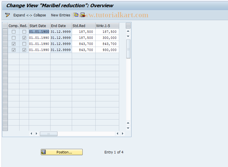 SAP TCode S_AHR_61013417 - IMG Activity: OHAB40053