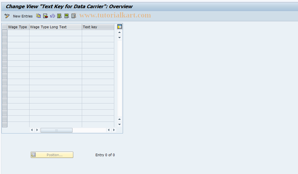 SAP TCode S_AHR_61014126 - IMG Activity: OHANL_DT004