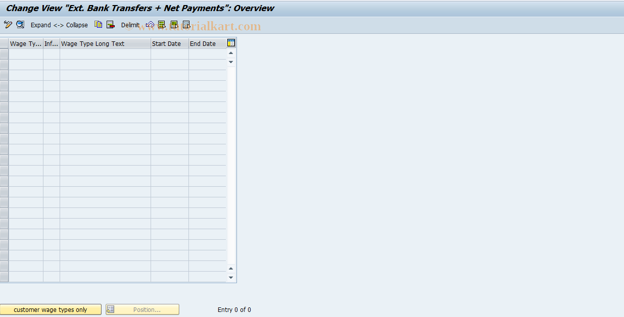 SAP TCode S_AHR_61014135 - IMG Activity: OHANBN07