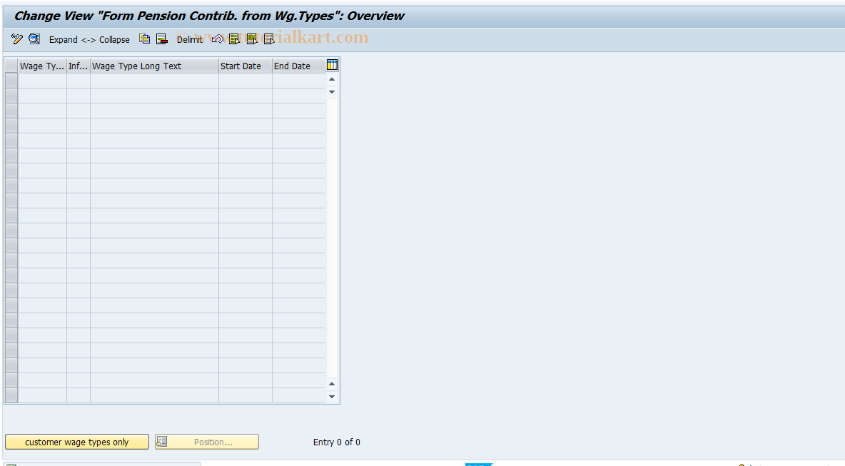 SAP TCode S_AHR_61014142 - IMG Activity: OHAN9051