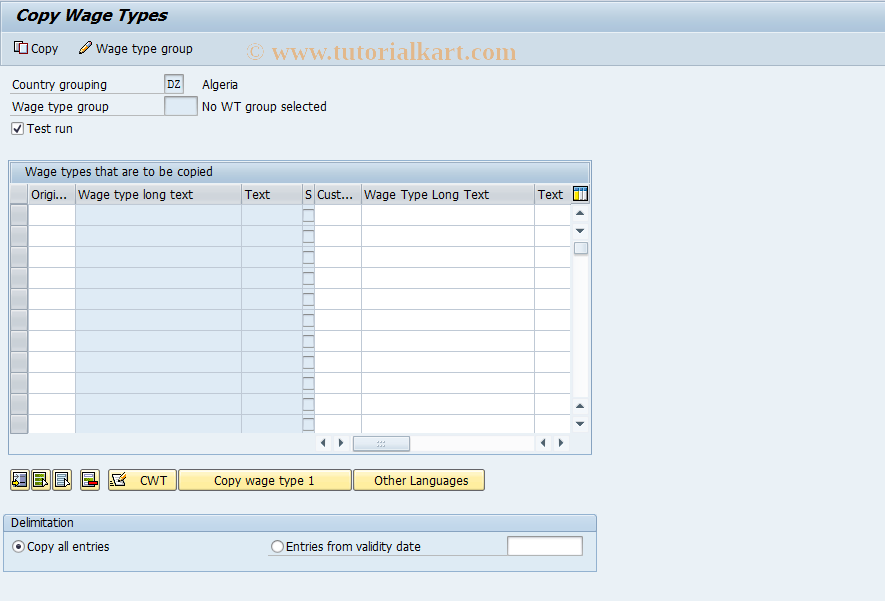 SAP TCode S_AHR_61014148 - IMG Activity: OHAN9042