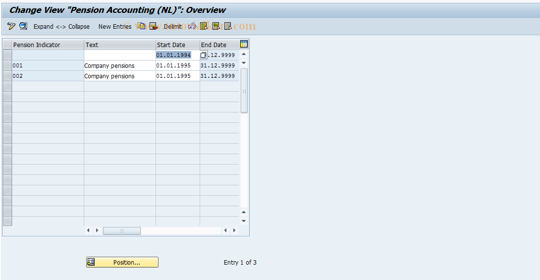 SAP TCode S_AHR_61014158 - IMG Activity: OHAN9014