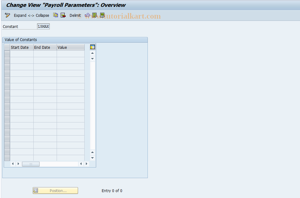 SAP TCode S_AHR_61014166 - IMG Activity: OHAN9026