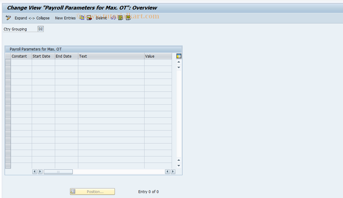 SAP TCode S_AHR_61014178 - IMG Activity: OHAN9018