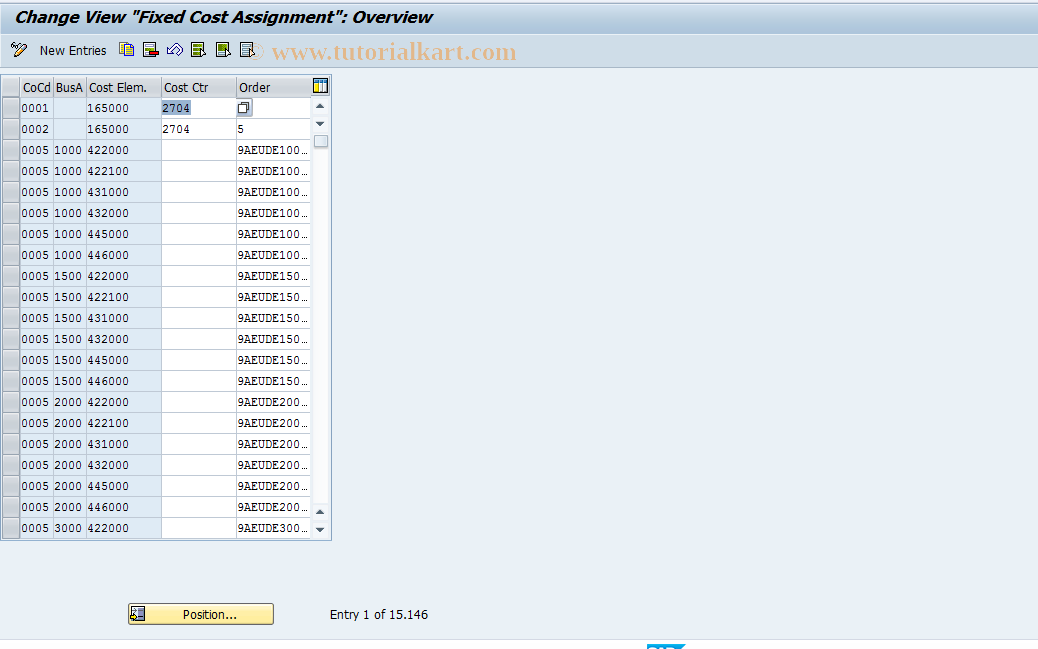 SAP TCode S_AHR_61014213 - IMG Activity: OHANL_RI061