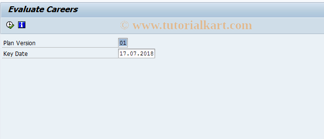 SAP TCode S_AHR_61015524 - Evaluate Careers