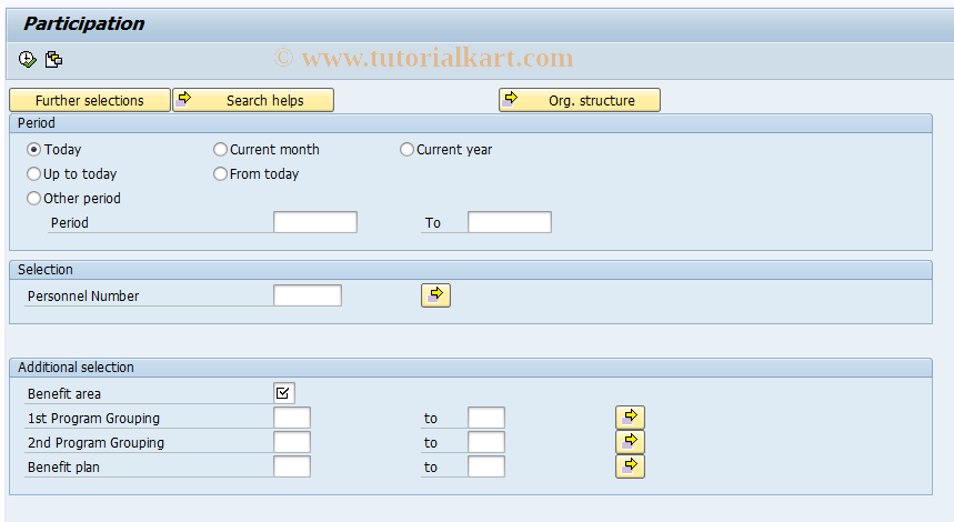 SAP TCode S_AHR_61015539 - Attendance