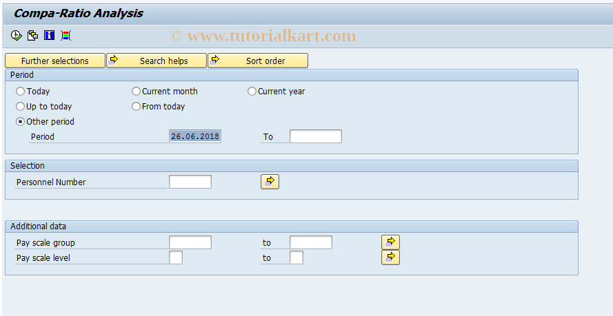 SAP TCode S_AHR_61015553 - Compa-Ratio Analysis