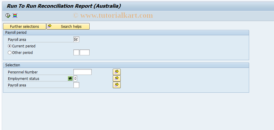 SAP TCode S_AHR_61015657 - RPLRECQ0