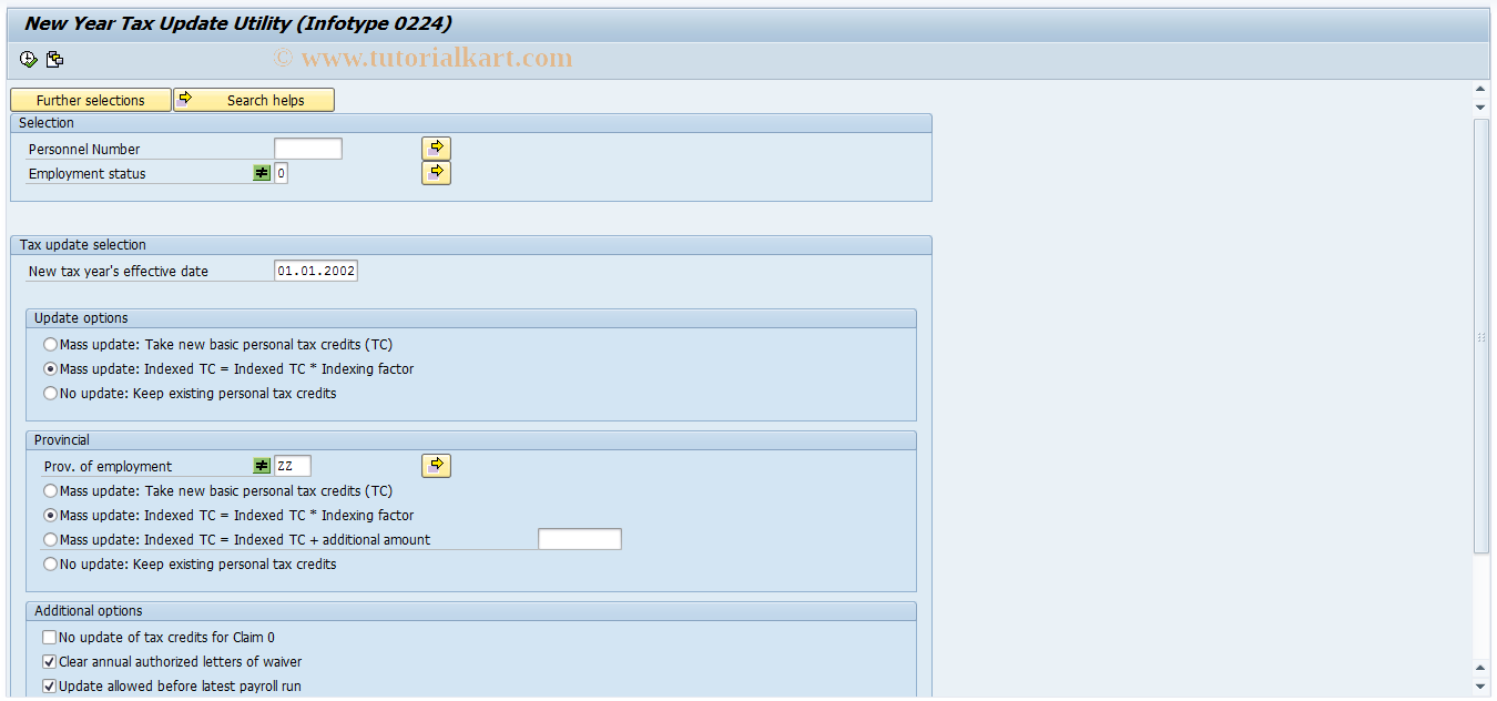 SAP TCode S_AHR_61015750 - RPUNTUK0