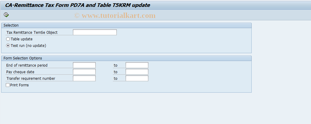 SAP TCode S_AHR_61015762 - RPUKRMK0