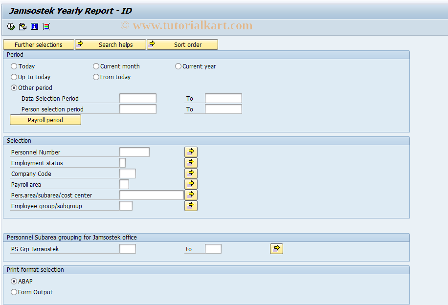 SAP TCode S_AHR_61015897 - HIDCJAM1