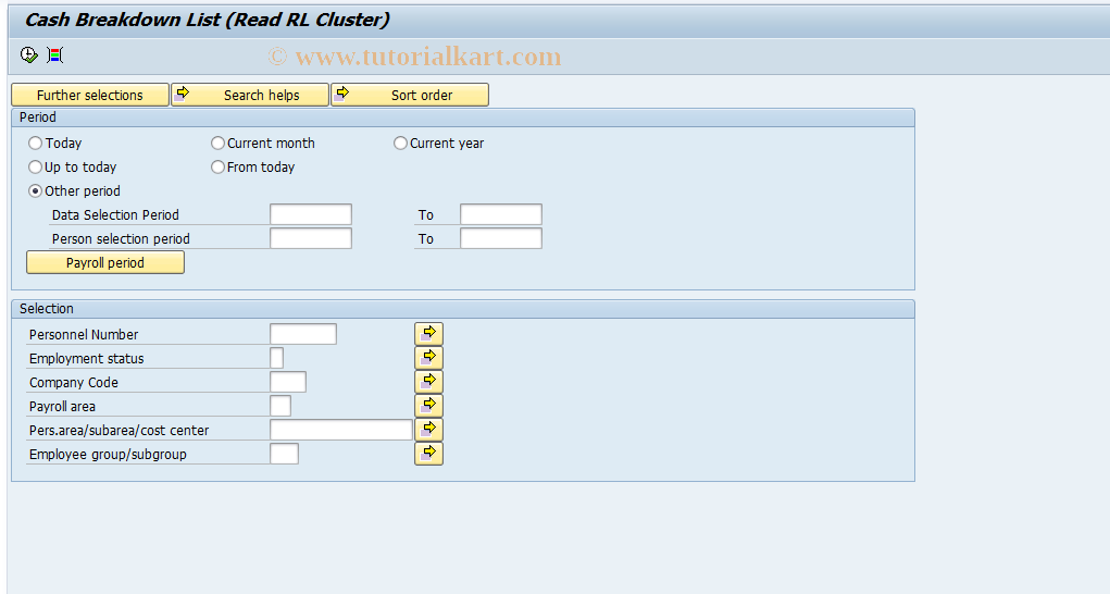 SAP TCode S_AHR_61015975 - RPCMLIL9