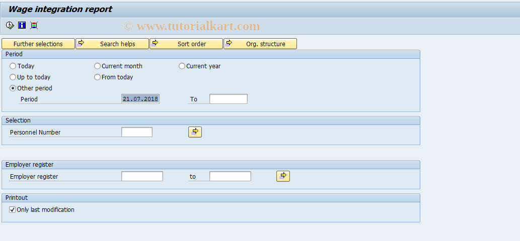 SAP TCode S_AHR_61015992 - HMXCSDI0