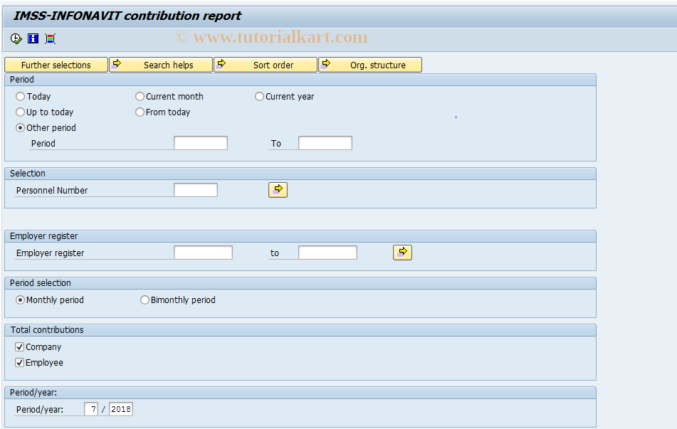 SAP TCode S_AHR_61015993 - HMXCSSI0