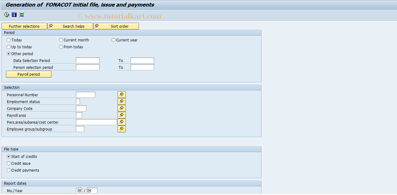 SAP TCode S_AHR_61016008 - HMXCFNC0