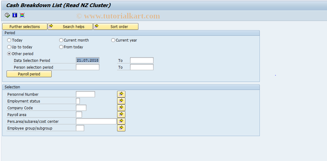 SAP TCode S_AHR_61016064 - HNZCMLI9